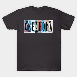 Oklahoma License Plates T-Shirt